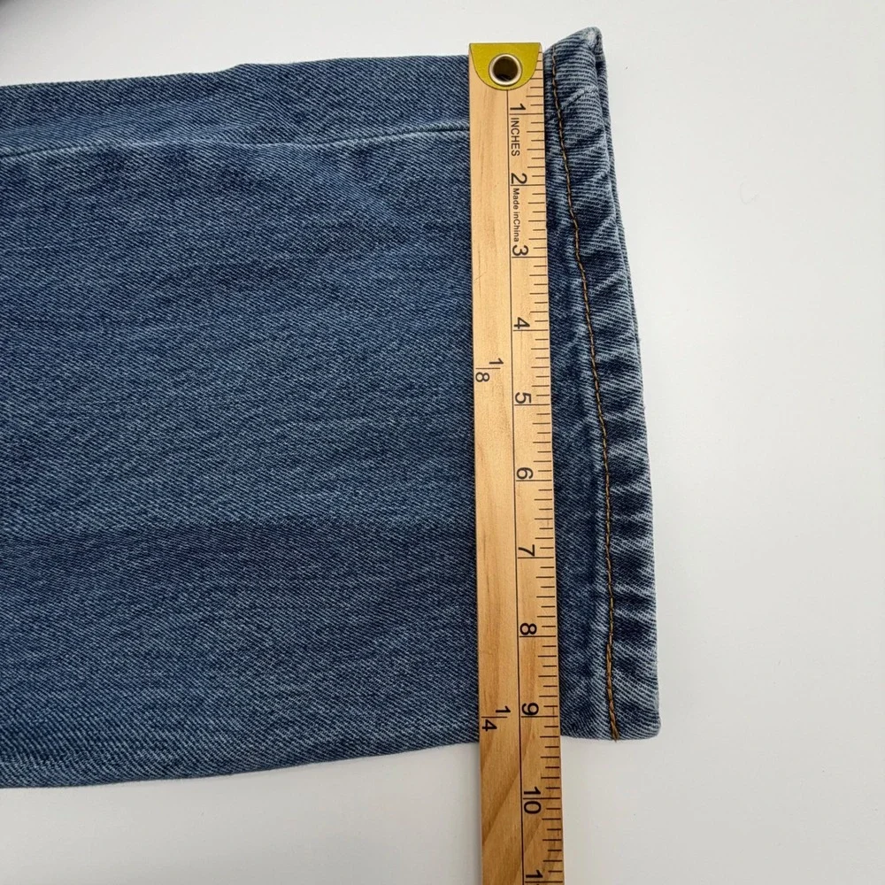 Levis 505 Regular Fit Straight Leg Blue Denim Jeans Mens 46x30 04505-4886